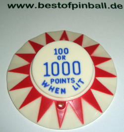 Bumperkappe red sun - blue 100 or 1000 Points when lit